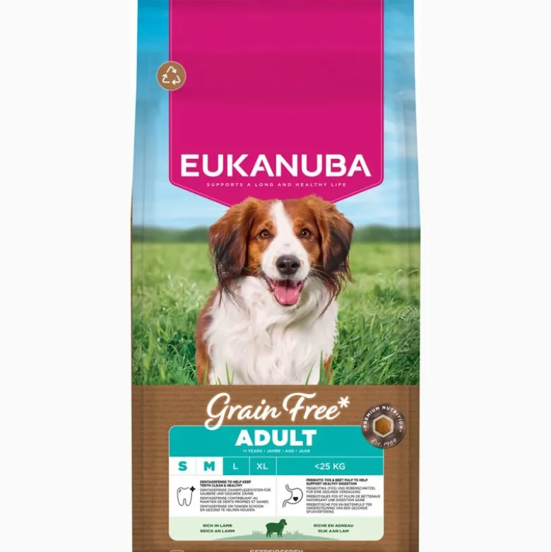 Eukanuba Grain Free Adult Small & Medium Lam