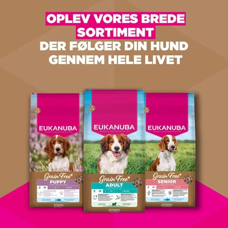 Eukanuba Grain Free Adult Small & Medium Lam