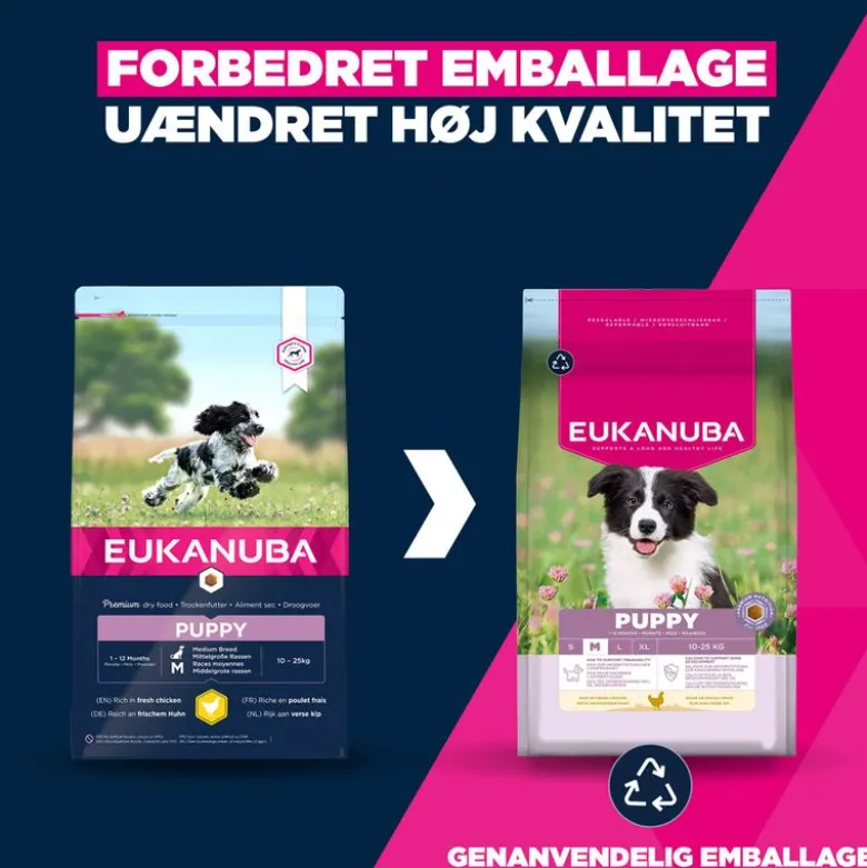Eukanuba Premium Nutrition Puppy Medium Breed Kylling