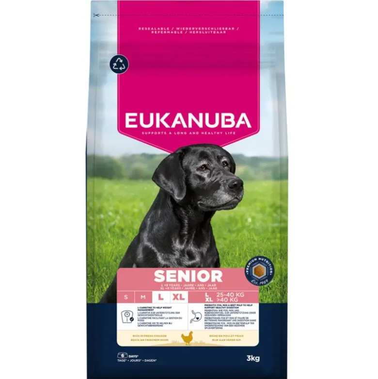 Eukanuba Premium Nutrition Senior Large & Giant Breed Kylling