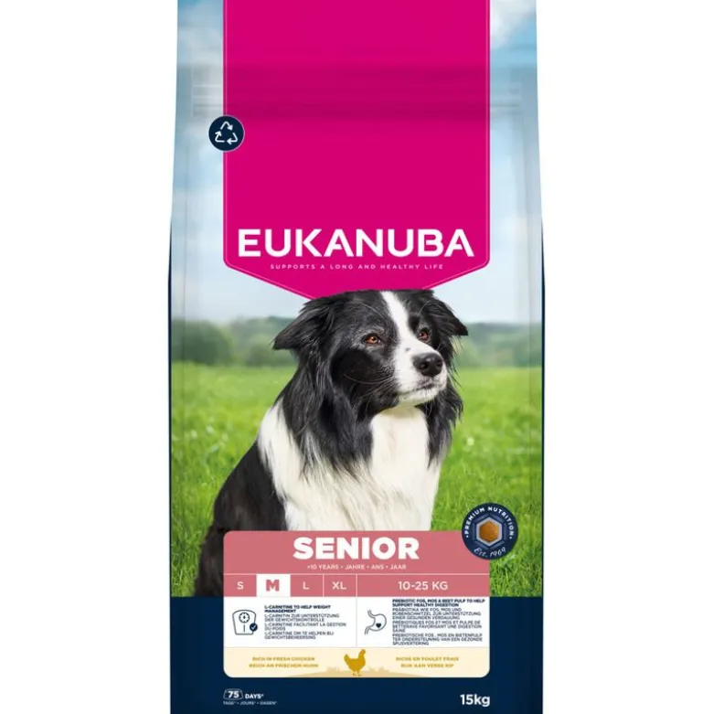 Eukanuba Premium Nutrition Senior Medium Breed Kylling