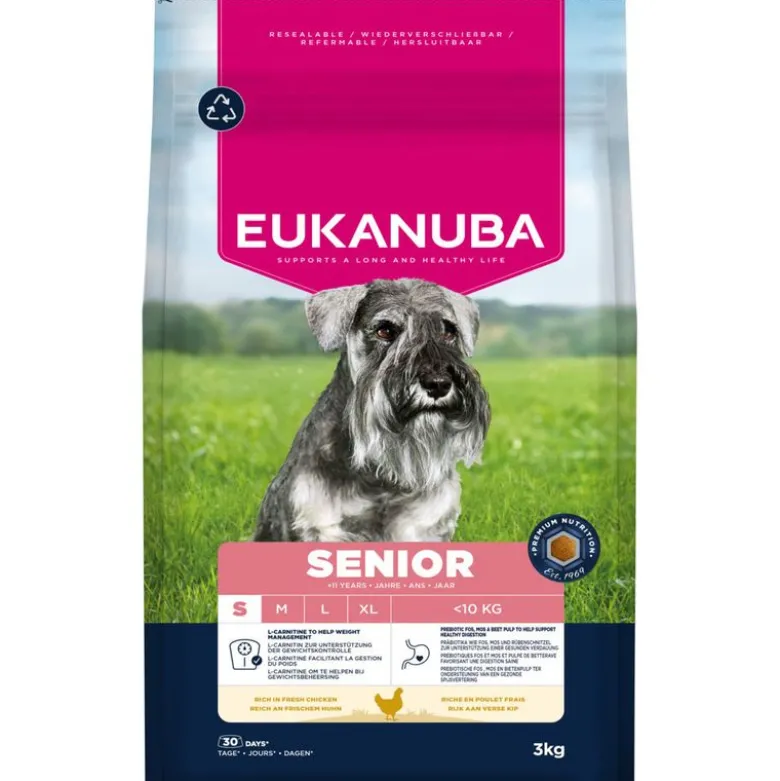 Eukanuba Premium Nutrition Senior Small Breed Kylling