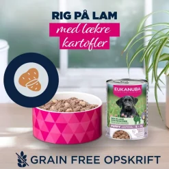 Eukanuba Puppy Rig på Lam med kartofler