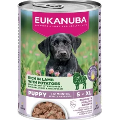 Eukanuba Puppy Rig på Lam med kartofler