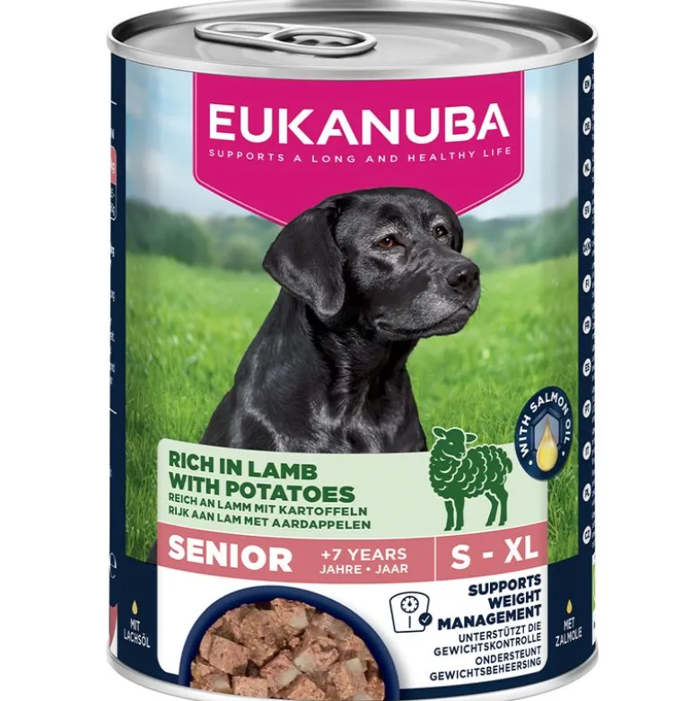 Eukanuba Senior Rig på lam med kartofler