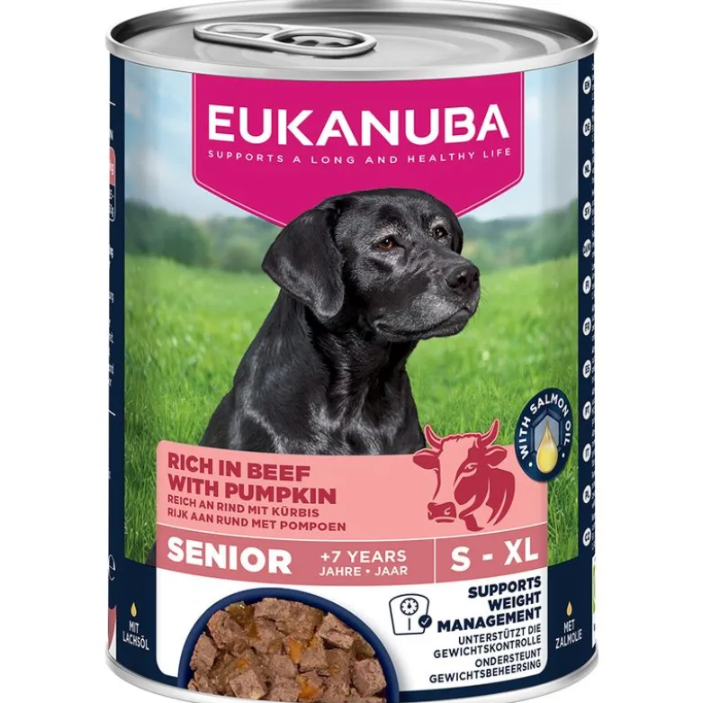 Eukanuba Senior Rig på okse med græskar