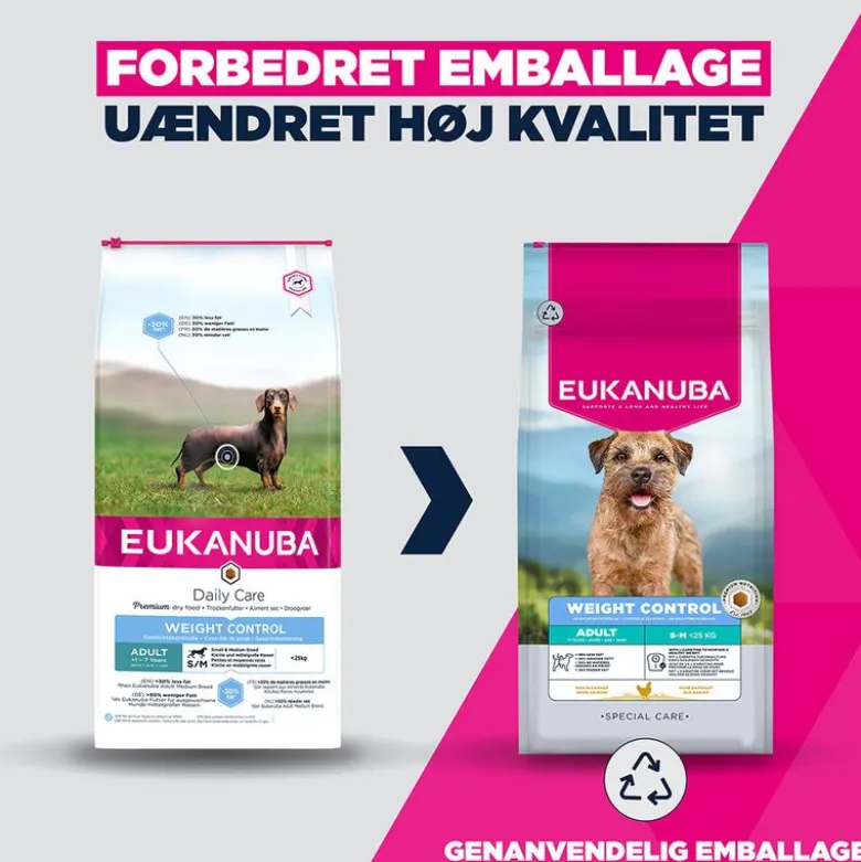 Eukanuba Special Care Weight Control Adult Small/Medium