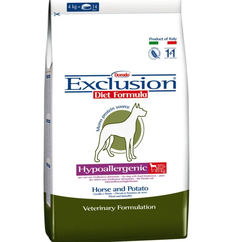Exclusion hundefoder med hest & kartofler