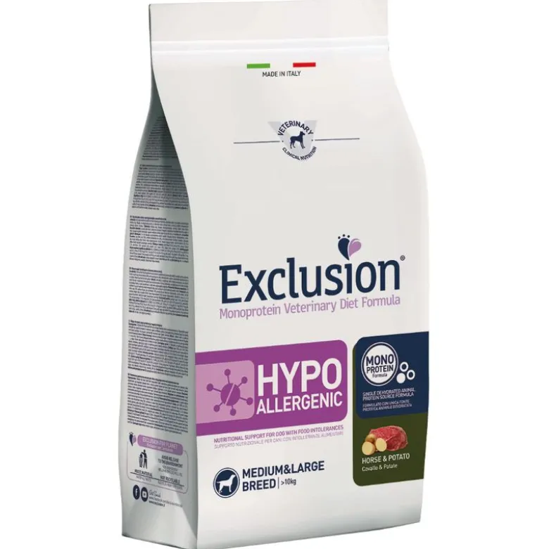 Exclusion hundefoder med hest & kartofler