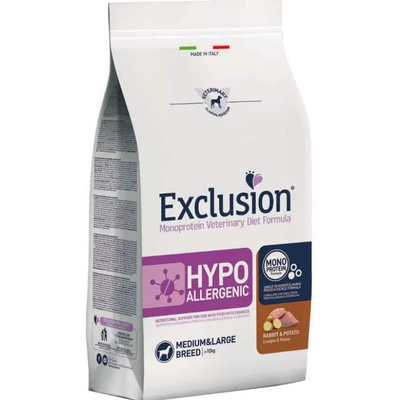 Exclusion hundefoder med kanin & kartofler
