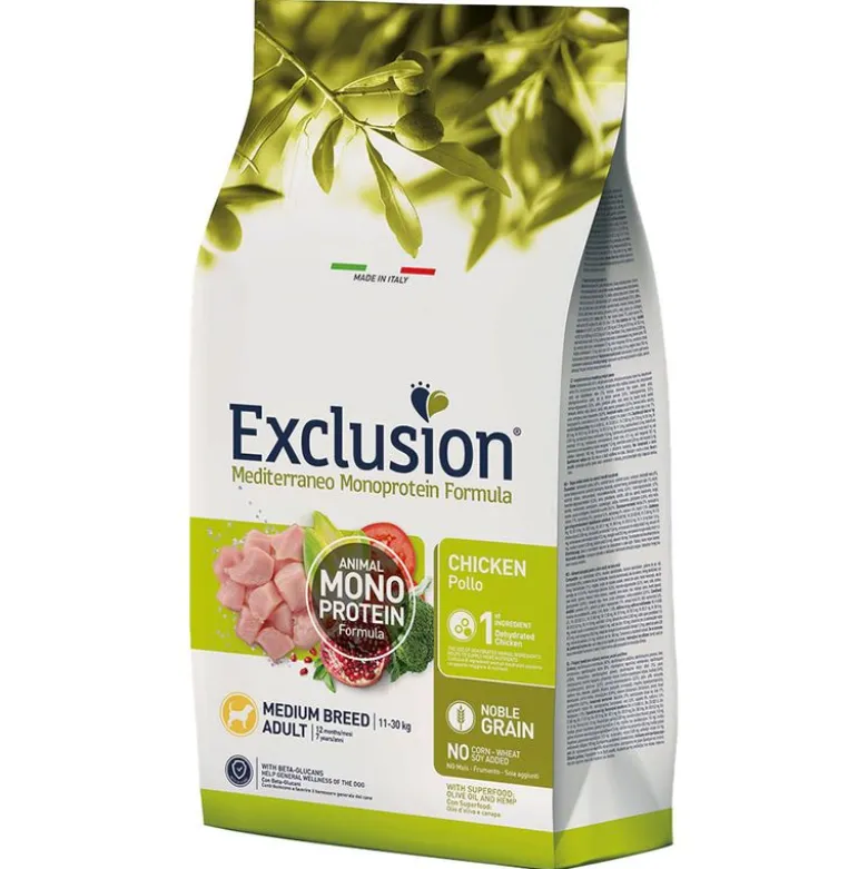 Exclusion Mediterraneo Adult Medium med kylling