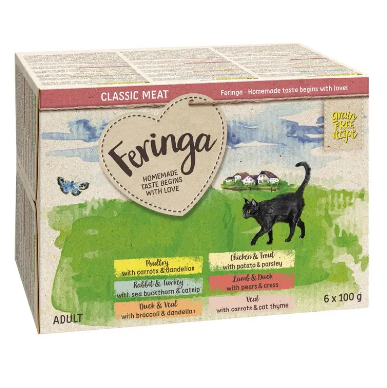 Feringa Classic Meat Menu Alubakke 6 x 100 g