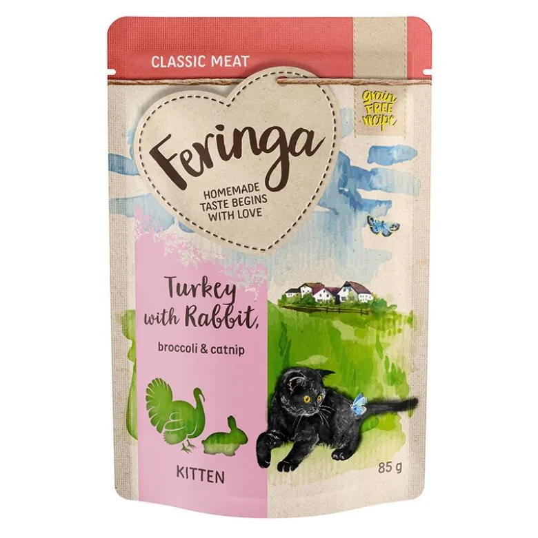 Feringa Classic Meat Menu Kitten Portionspose 12 x 85 g