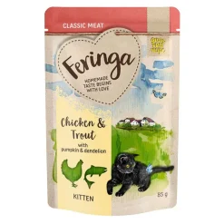 Feringa Classic Meat Menu Kitten Portionspose 12 x 85 g