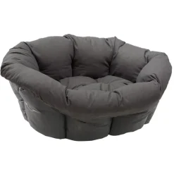 Ferplast hundekurv Siesta Deluxe sort med betræk Sofa - Antracit