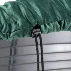 Ferplast hundekurv Siesta Deluxe sort med betræk Sofà grøn velour