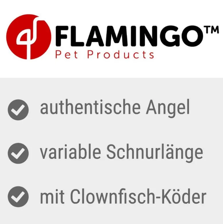 Flamingo Drillepind fiskestang med klovnefisk