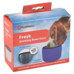 Flamingo Fresk kølende drikkeskål, blå