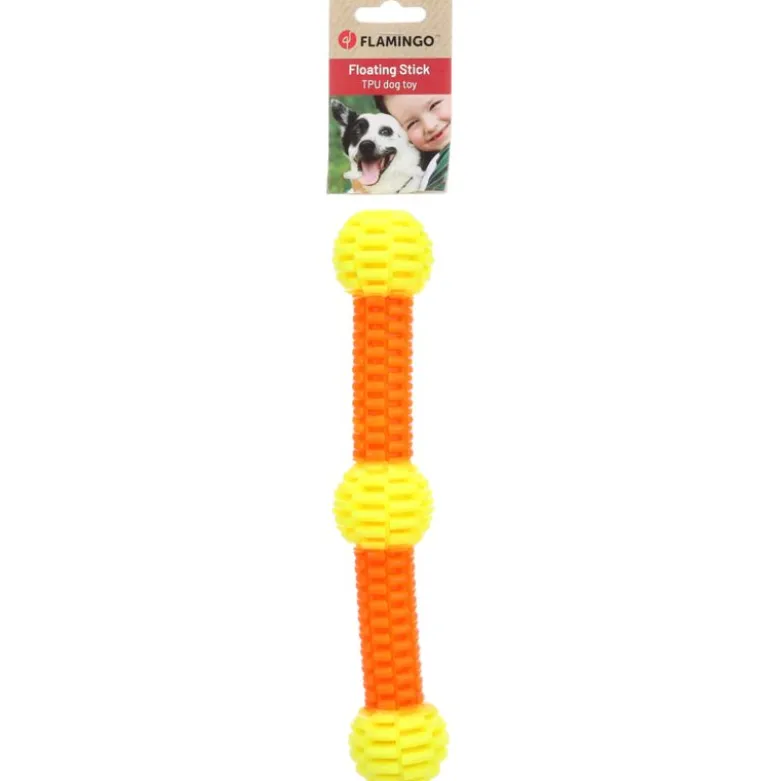 Flamingo hundelegetøj Lipa stick med bolde