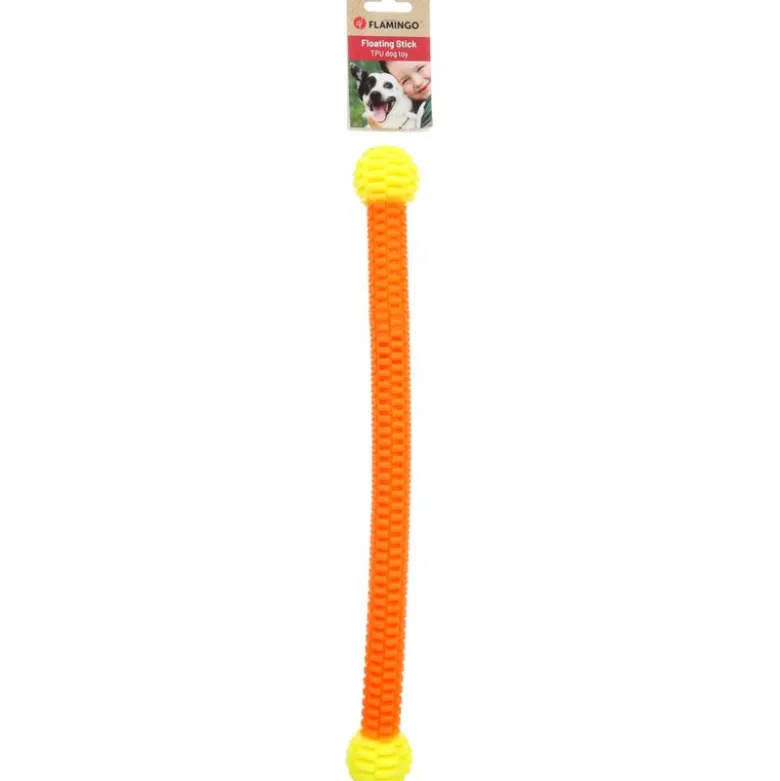 Flamingo hundelegetøj Lipa stick med 2 bolde
