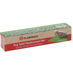 FLAMINGO hundetoilet med kunstgræs