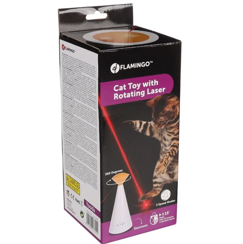 Flamingo laserlegetøj til katte