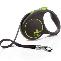 flexi Black Design sele snor grøn, 5 m