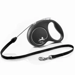 flexi Black Design snorline sort, 5 m