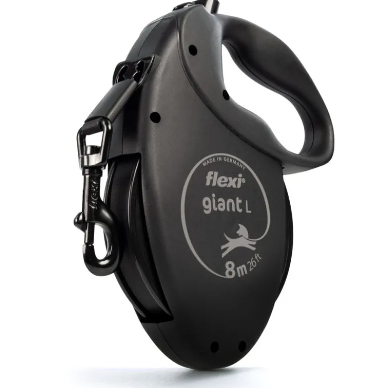 flexi Black Edition sele-snor, 8 m