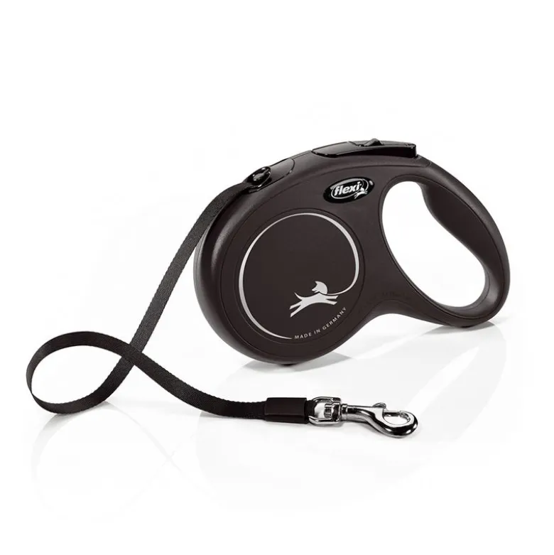 flexi New Classic båndline M, sort - 5 m