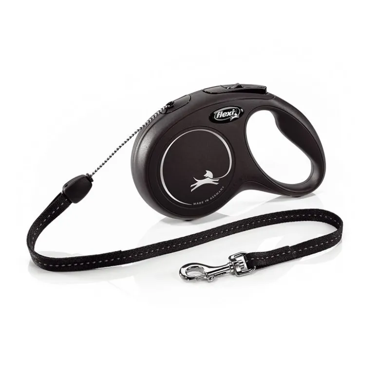 flexi New Classic snorline S, sort - 8 m