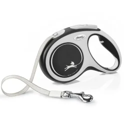 flexi New Comfort snorline M Sort, 5 m