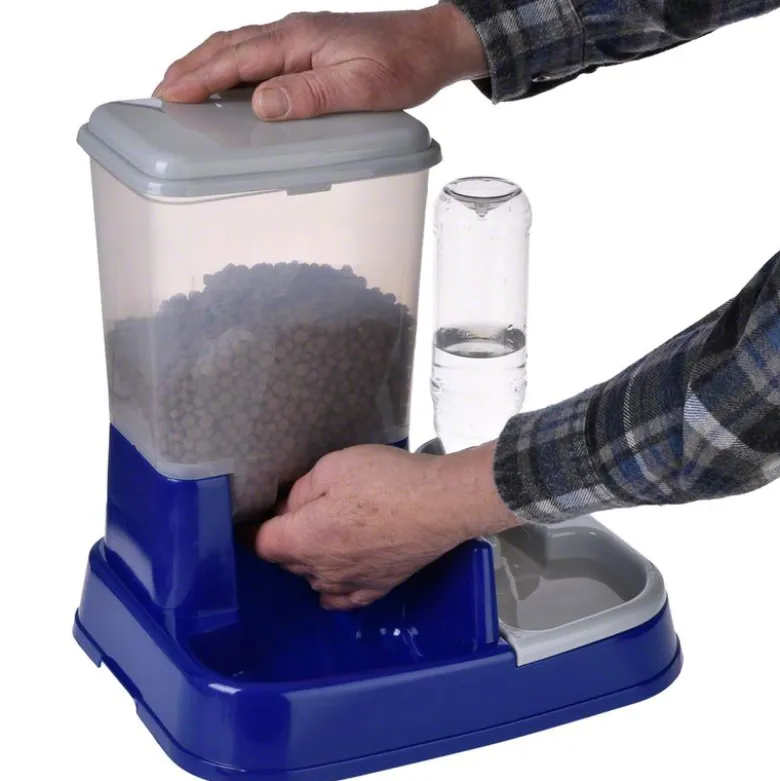 Foder- og vandautomat 2in1