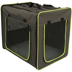 Foldbar transportkasse First Class Basic + Fleecetæppe Pawty