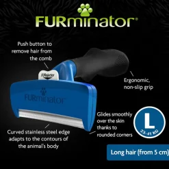 FURminator deShedding Tool L Langhåret