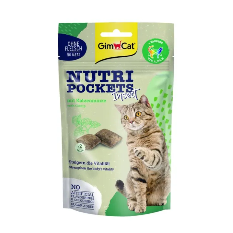 GimCat Nutri Pockets Insekt & Katteurt