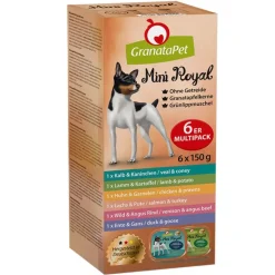 GranataPet Mini Royal 6 x 150 g skål blandingspakke