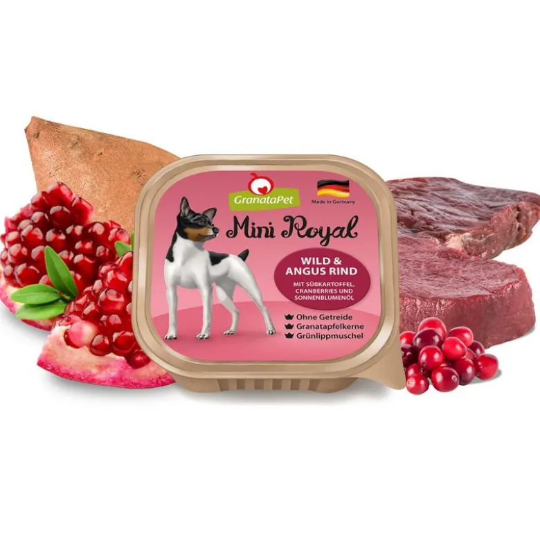 GranataPet Mini Royal 6 x 150 g skål blandingspakke