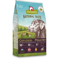 GranataPet Natural Taste tørfoder Fjerkræ