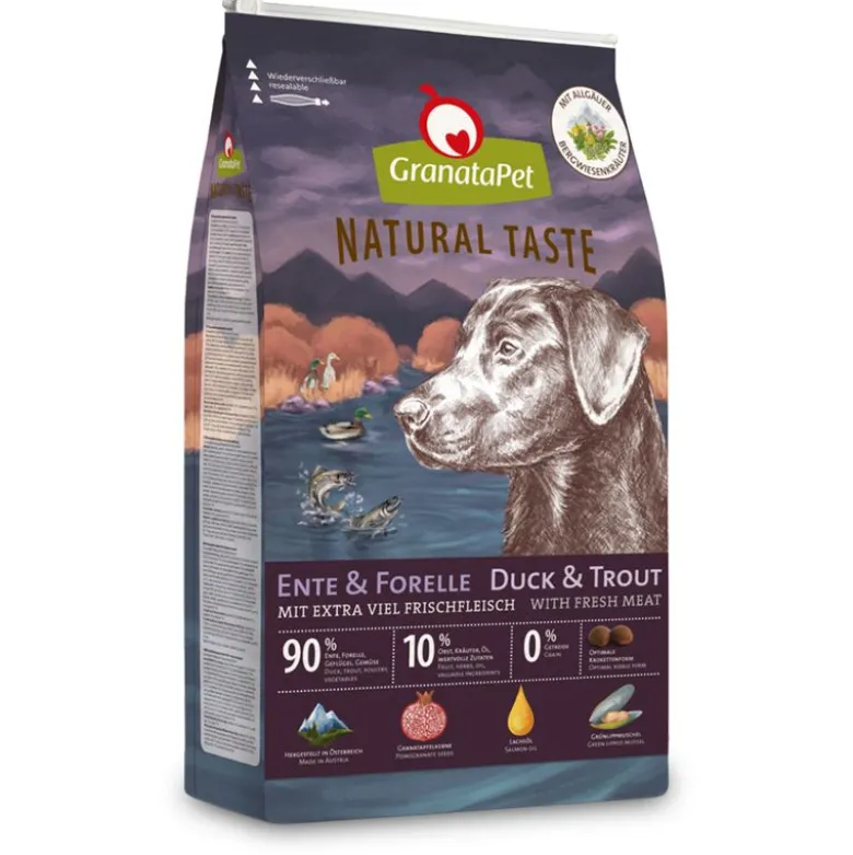 GranataPet Natural Taste tørfoder And & Ørred