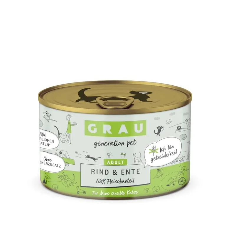 GRAU Adult kornfri dåser 6 x 200 g