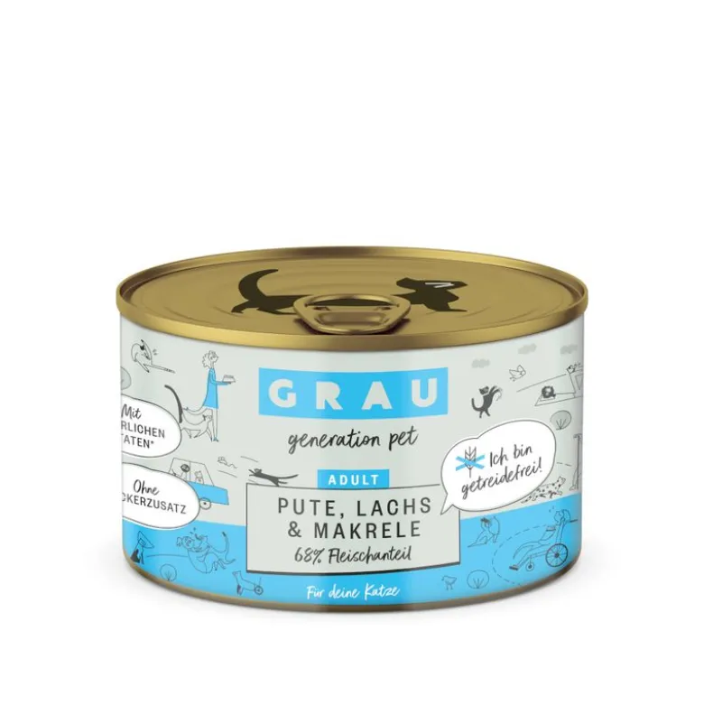 GRAU Adult kornfri dåser 6 x 200 g