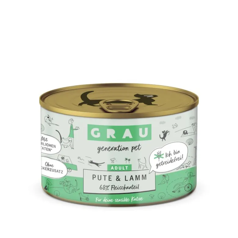 GRAU Adult kornfri dåser 6 x 200 g