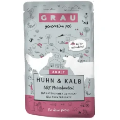 GRAU Adult kornfri portionsposer 16 x 125 g