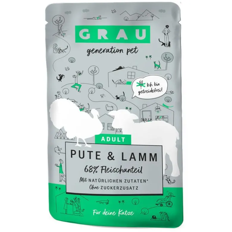 GRAU Adult kornfri portionsposer 16 x 125 g