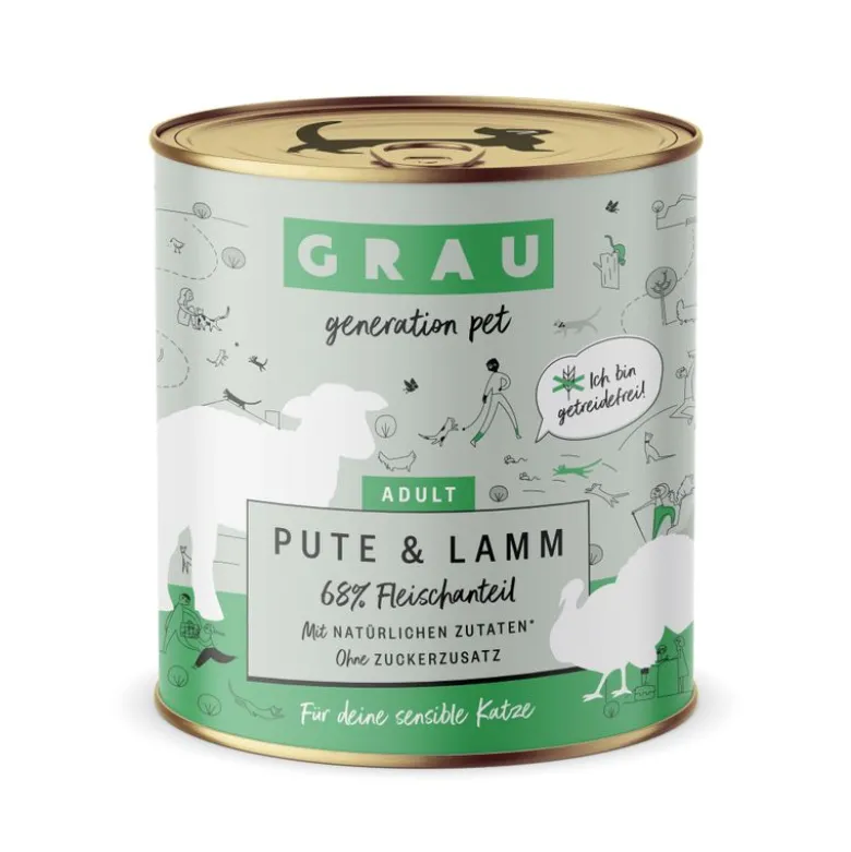 GRAU Adult Kornfri 6 x 800 g