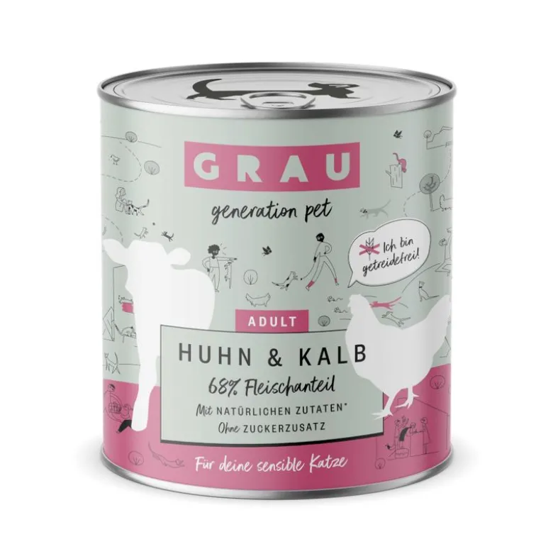 GRAU Adult Kornfri 6 x 800 g