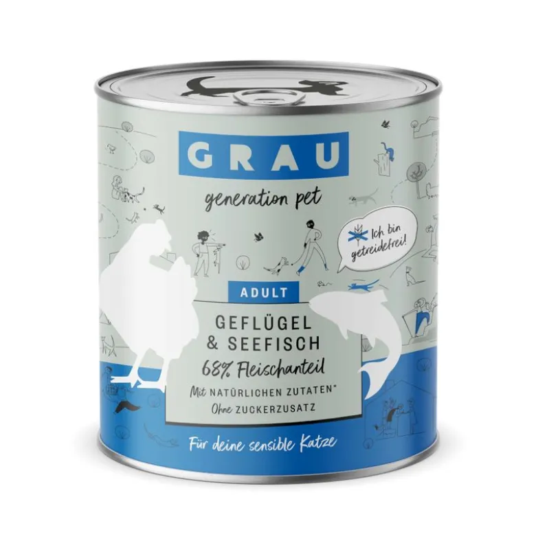 GRAU Adult Kornfri 6 x 800 g