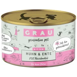 GRAU Kitten Mix 3 varianter dåse 6 x 200 g
