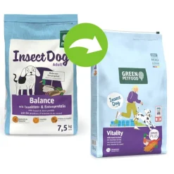 Green Petfood Dog Vitality med insekter & and